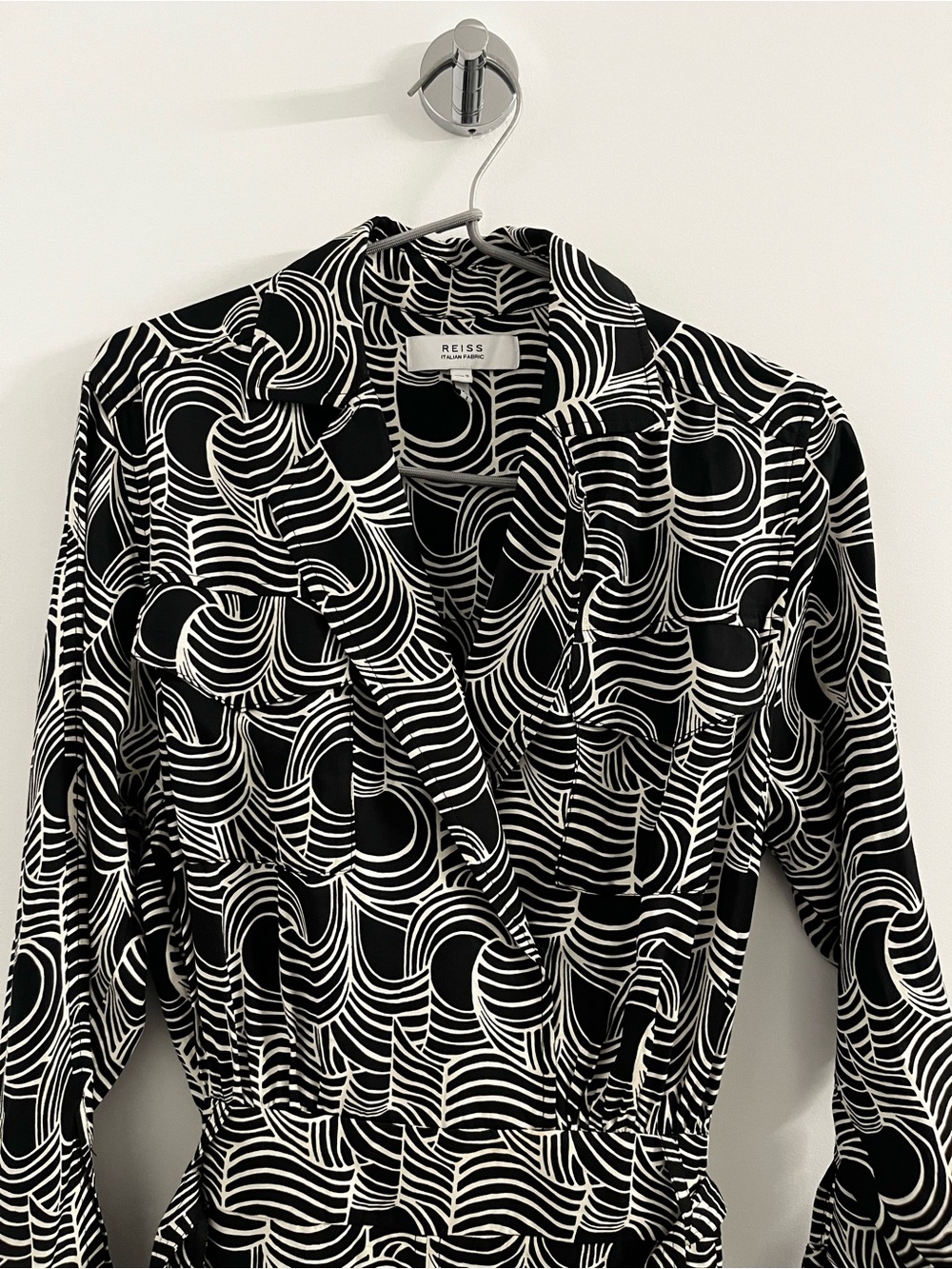 Reiss Black and White Dress